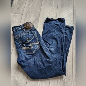 Men's silver jeans W34 L34 Zac